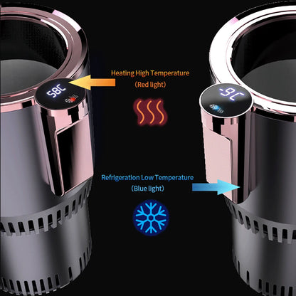 Smart Digital Car Cup Holder Cooler & Heater